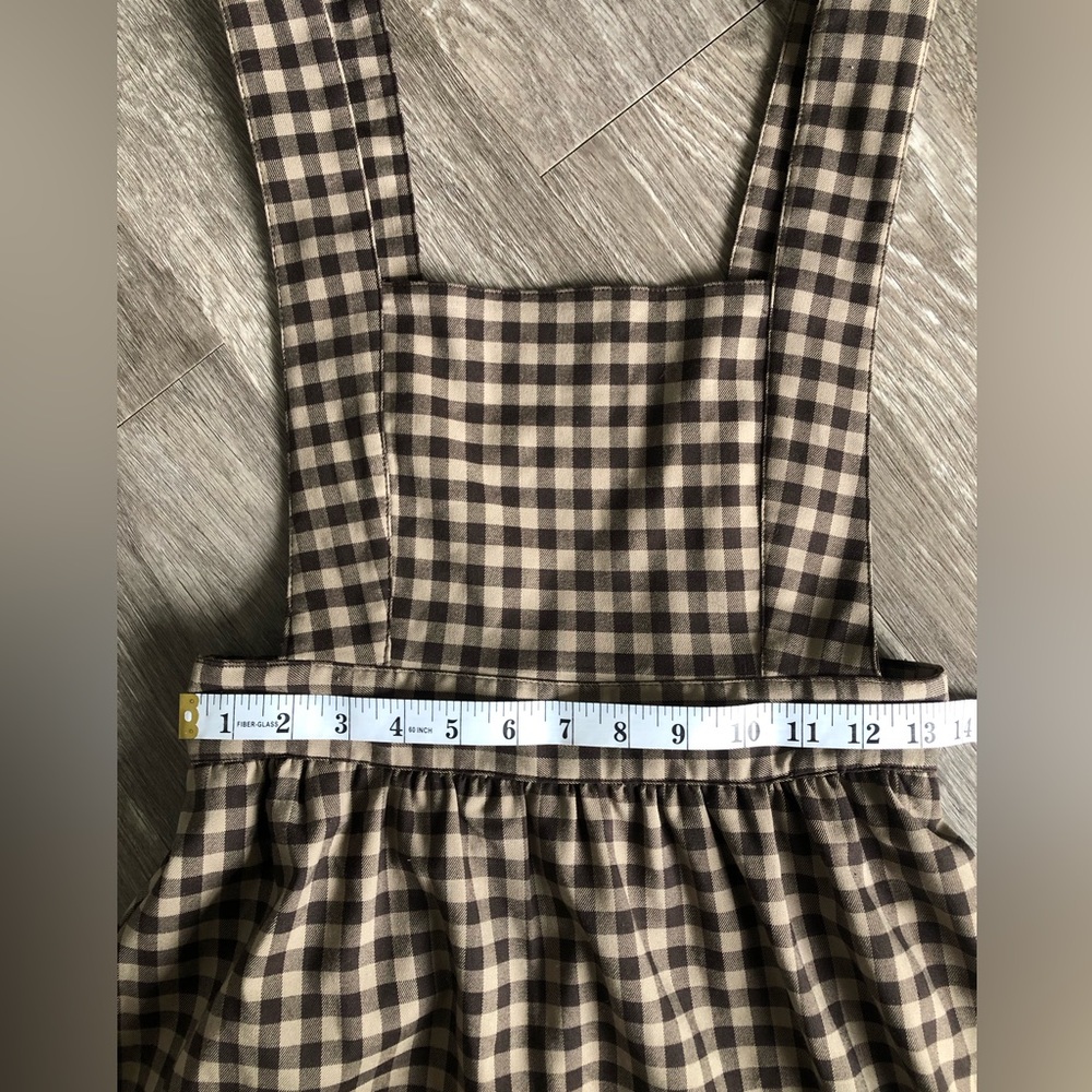 Urban Outfitters Cavalcade Midi Dress Gingham | Small - Picture 7 of 7